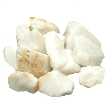 milky white quartz