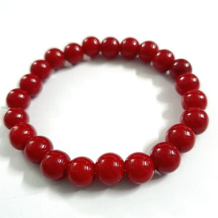 Red coral bracelet