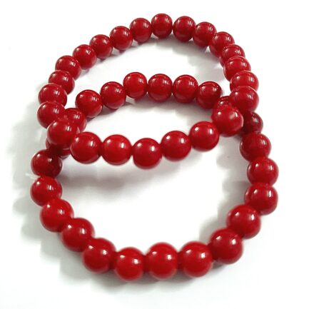 Red coral bracelet