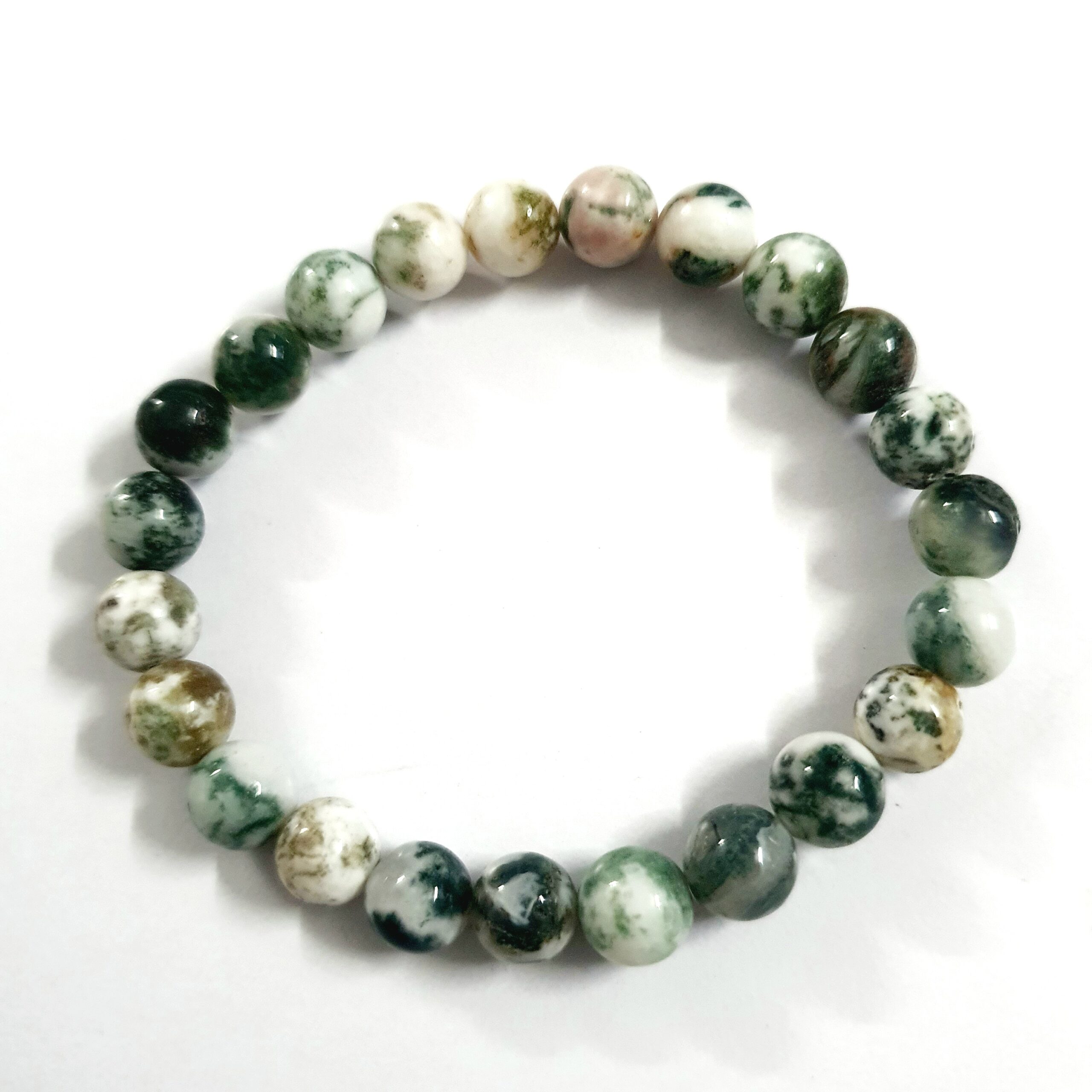 moss agate bracelet