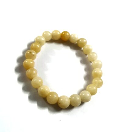 Yellow Calcite Beads Bracelet