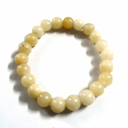 Yellow Calcite Beads Bracelet